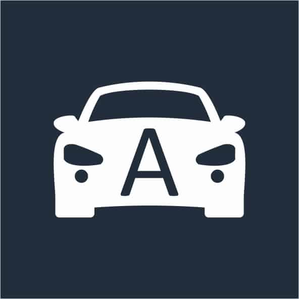 Fahrzeugbeschriftung Icon